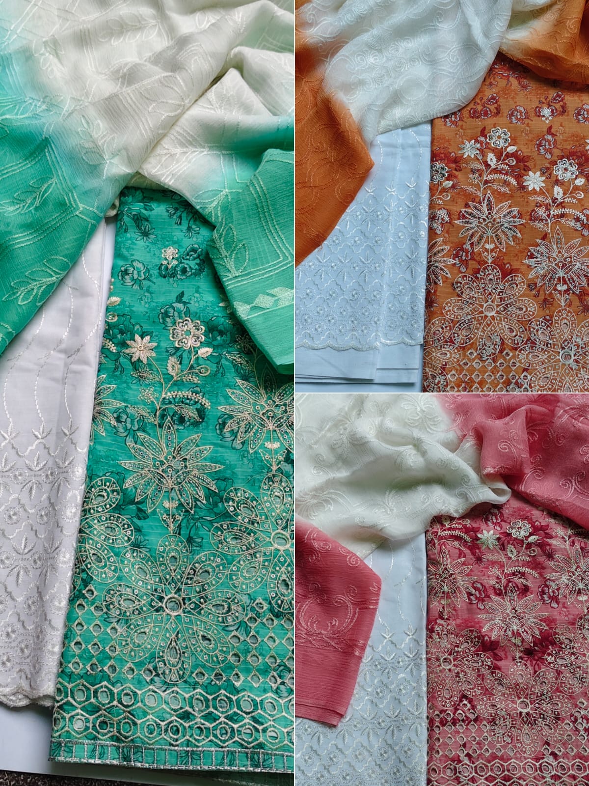 Chikankari Embroidered Suit Collection