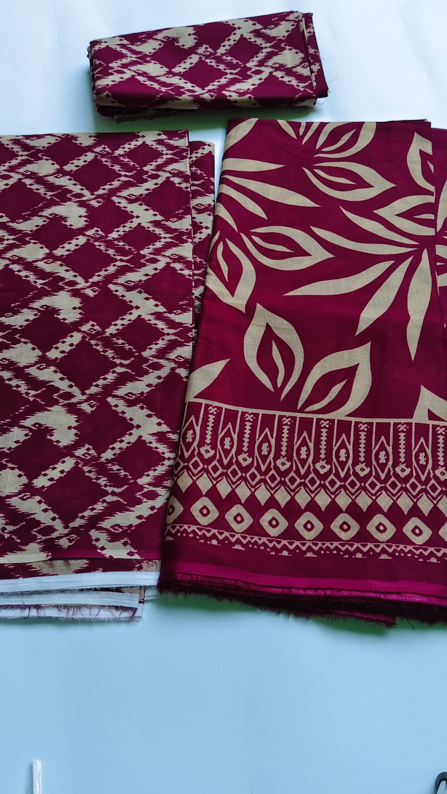 3 Piece Deep Violet Lawn